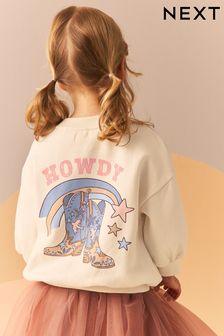 Girls Sweat Tops Cream Sweatshirtsandhoodies Next Ukraine