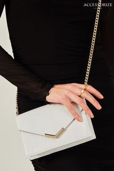 Accessorize White Envelope Cross-Body Bag (B63110) | OMR10