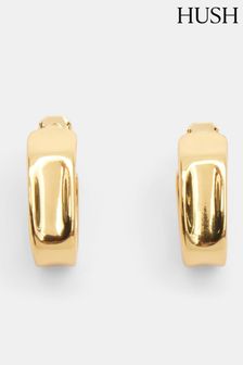 Hush Gold Paloma Angular Hoop Earrings (B63681) | €43