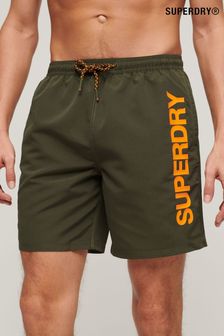 Superdry Green Sport Graphic 17 Inch Swim Shorts (B63718) | €61