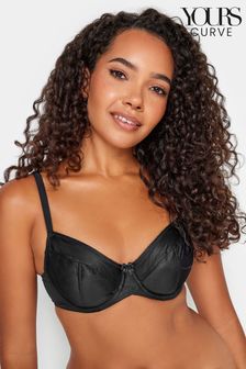 Noir - Soutien-gorge à armatures lisse non rembourré classique Yours Curve (B63938) | 38€