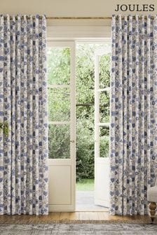 Joules Blue Indienne Floral Blackout Eyelet Eyelet Curtains (B64301) | $137 - $248