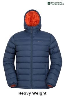 Mountain Warehouse Blue Seasons II Mens Water Resistant Padded Jacket (B64315) | $110