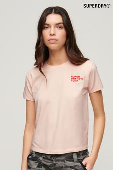 SUPERDRY Pink SUPERDRY Sport Luxe Graphic T-Shirt (B64583) | 170 zł