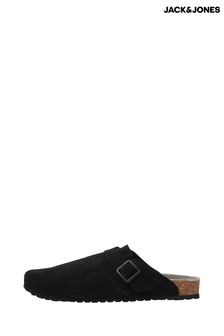 أسود - أحذية مفتوحة من الخلف شمواه سهل اللبس من Jack & Jones (B64661) | 287 ر.س
