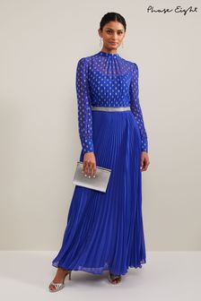 Phase Eight Purple Charley Fil Coupe Maxi Dress (B64972) | 14,247 UAH