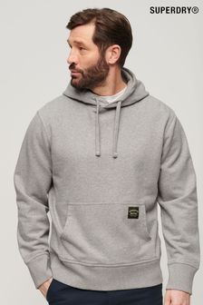 Superdry Grey Contrast Stitch Relaxed Hoodie (B65184) | AED333