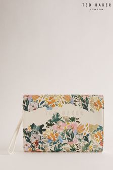 Ted Baker Cream Abbbi Painted Meadow Envelope Clutch Bag (B65191) | HK$411