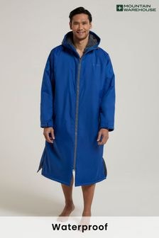 Mountain Warehouse Blue Mens Tidal Waterproof Changing Coat Jacket (B65293) | $214