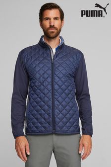 Puma Blue Golf Frost Quilted Mens Jacket (B65381) | €184