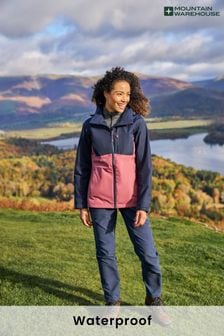 Mountain Warehouse Blue Womens Rainforest II Extreme Waterproof Jacket (B65442) | $165