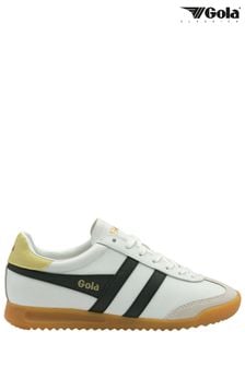 Gola Ivory White Ladies Tornado Lace-Up Trainers (B65547) | €119
