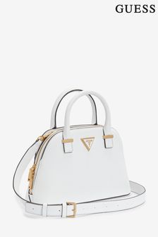 白色 - Guess Girlfriend Lossie Dome Satchel Bag (B65846) | NT$5,600