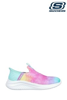 Ladies pink slip on trainers on sale