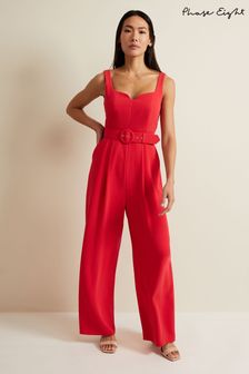 Phase Eight Pink Charlize Belted Jumpsuit (B65940) | 244 €