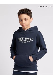 ブルー - Jack Wills Boys Batsford Hoodie (B65975) | ￥7,050 - ￥8,460