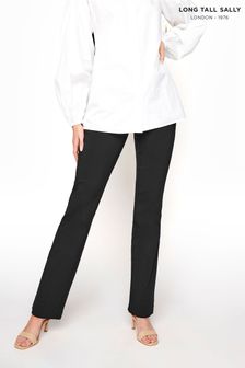 Long Tall Sally Black Stretch Bootcut Trousers (B66135) | kr480