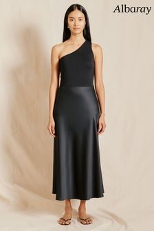 Albaray One Shoulder Black Dress (B66190) | €140