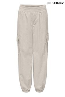 Gris - Pantalons cargos à taille élastiquée (B66418) | €35