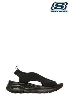 Skechers Black Womens Arch Fit City Catch Sandals (B66515) | MYR 384