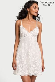 Kokos Vit - Victoria's Secret Twinkle Shine Strap Lace Slip Dress (B66744) | kr1 790