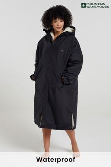 Mountain Warehouse Black Womens Tidal Waterproof Changing Robe (B66883) | $214