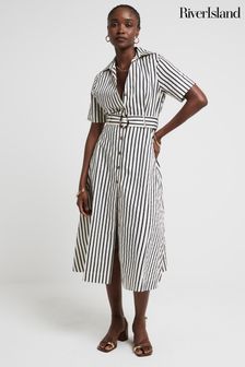 River Island Stripe Belted Shirt Dress (B67270) | 3 147 ₴