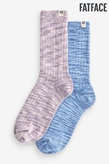 FatFace Blue 2 Pack Space Dye Socks (B67343) | $22