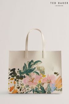 Ted Baker Cream Meadcon Painted Meadow East West Icon Bag (B67487) | kr1 190