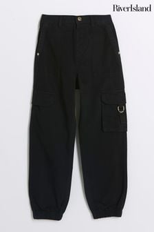 River Island Girls Herringbone Cargo Trousers (B67508) | ￥3,950