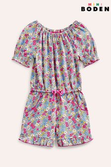 Boden Printed Jersey Playsuit