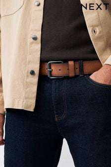 Tan Brown Casual Leather Belt (B67637) | $34