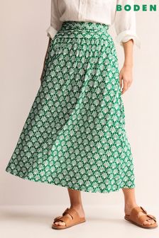 Boden Green Petite Rosaline Jersey Skirt (B67987) | $111