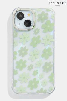 Skinnydip Green iPhone 15 Case Warped Flower (B68085) | MYR 144