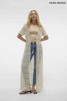 Vero Moda Lightweight Crochet Maxi Beach Cover-up (B68101) | ￥6,690