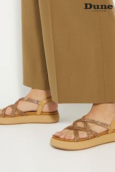 Dune London Ledge Strappy Embellished Flatform Sandals (B68641) | 148 €