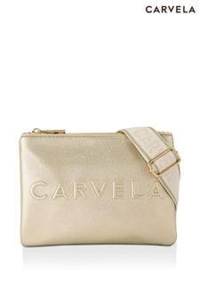 Carvela Frame Double Pouch Bag (B68664) | AED383