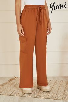 Yumi Orange Cargo Trousers (B69202) | €51