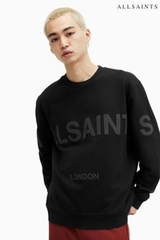 AllSaints Black Biggy Crew Sweat Top (B69244) | $170