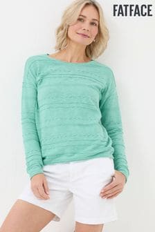綠色 - FatFace Isabelle亞麻棉套衫 (B69301) | NT$2,310