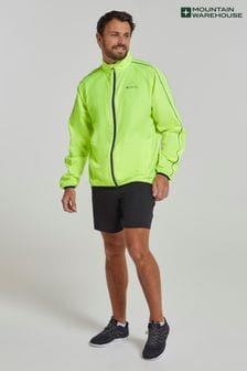 Mountain Warehouse Yellow Mens Force Reflective Water Resistant Running and Cycling Jacket (B69370) | $77