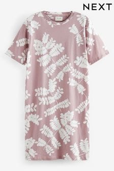 Pink Leaf 100% Cotton Nightie (B69555) | $24