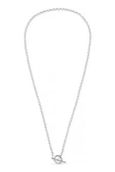 Orelia & Joe Round Link T-Bar Necklace (B69700) | 159 SAR
