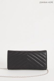 Joanna Hope Quilted Clutch Black Bag (B69992) | LEI 131