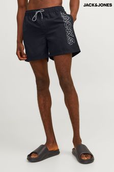 JACK & JONES Black Swim Shorts With Contrast Lining (B70001) | €25