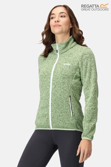 Regatta Green Womens Newhill Full Zip Fleece (B70023) | AED333
