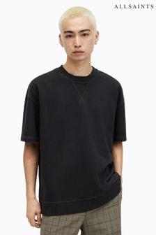 AllSaints Black Winslow Short Sleeve Crew T-Shirt (B70319) | €122