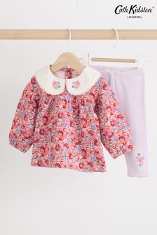 Cath Kidston Baby Collared Jersey Top & Legging Set (B70500) | 34 € - 37 €