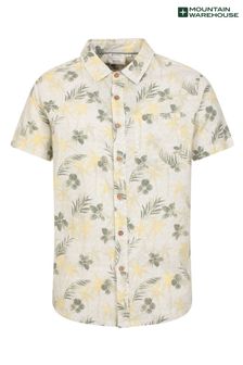 Mountain Warehouse Mens Tropical Printed Short Sleeved Shirt