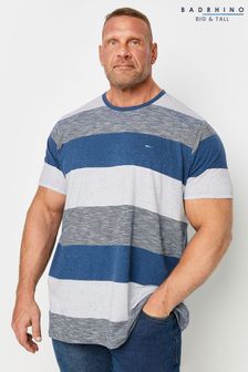 BadRhino Big & Tall Blue Cut and Sew Neppy T-Shirt (B70521) | €33
